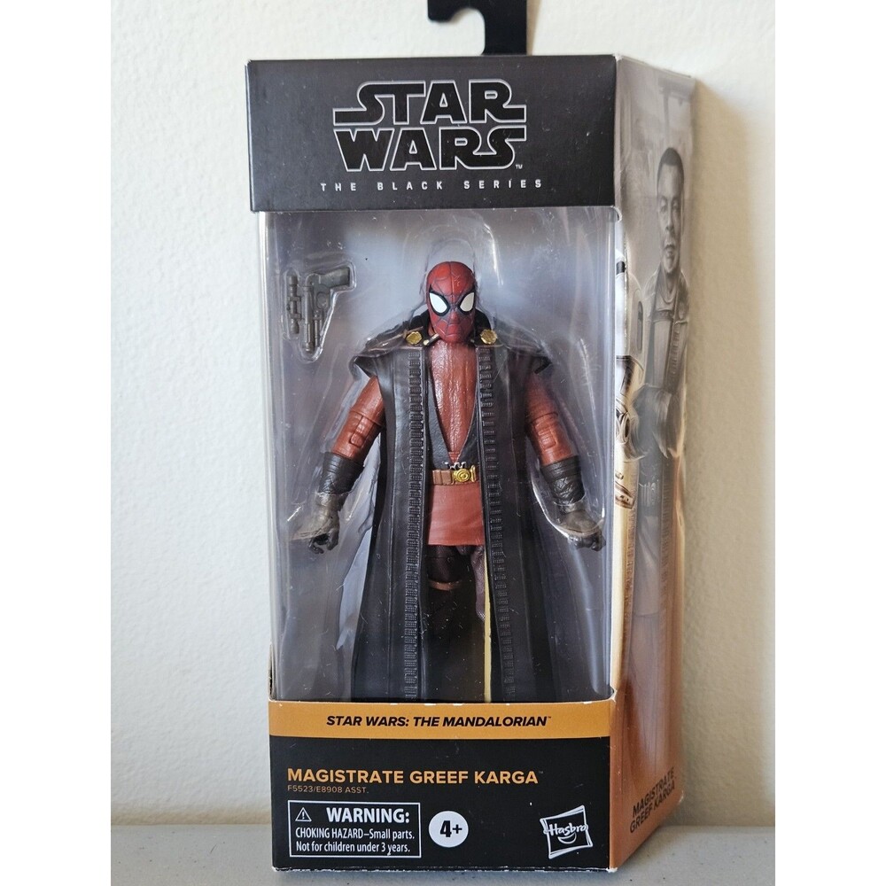 Spiderman + Magistrate Greef Karga Star Wars One Of A Kind Mash Up Figure